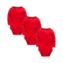 Macacão De Algodão Branco De Manga Longa Para Bebês De 0 a 24 Meses, Unissex