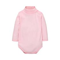 Macacão De Algodão De Manga Longa Para Bebês Meninas, Cor Sólida, Confortável, 0-2 Anos Macacão De Algodão De Manga Longa Para Bebês Meninas, Cor Sólida, Confortável, 0-2 Anos