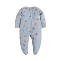 Macacão De Algodão Para Bebê Com Zíper E Mangas Longas Branco 0-12 Meses Roupas Para Menino E Menina Macacão De Algodão Para Bebê Com Zíper E Mangas Longas Branco 0-12 Meses Roupas Para Menino E Menina