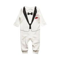 Macacão De Algodão Para Bebê Menino Menina Manga Longa Moda Primavera Outono Roupas Em Uma Peça