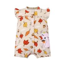 Macacão de Algodão para Bebê Recém-Nascido - Macacão Infantil para Verão