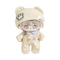 Macacão De Algodão Para Boneca De 20cm, Roupas Adoráveis Para Bonecas, Acessórios De Substituição