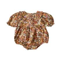 Macacão de algodão xadrez para bebê recém-nascido, macacão de uma peça, roupas infantis, verão