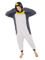 Macacão de animais NEWCOSPLAY Grey Penguin para adulto Macacão de animais NEWCOSPLAY Grey Penguin para adulto