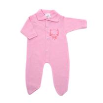 Macacão de bebe com pé em malha -91