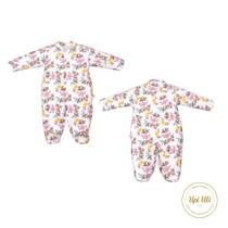 Macacão De Bebê Marfim Maria Alice