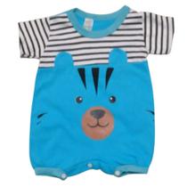 Macacão de bebê menino divertido urso