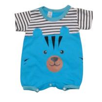 Macacão de bebê menino divertido urso