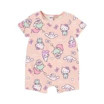 Macacão De Bebê Recém-Nascido Com Estampa De Desenho Animado, Manga Curta, Para Menina E Menino, Macacão De Bebê Recém-Nascido Com Estampa De Desenho Animado, Manga Curta, Para Menina E Menino,