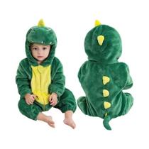 Macacão De Bebê Unissex Com Capuz Em Flanela, Pijamas De Inverno Com Estampa De Animais Para