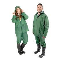Macacão de Chuva Stansport XL Verde Vinil 3 Peças Macacão de Chuva Stansport XL Verde Vinil 3 Peças