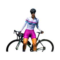 Macacão De Ciclismo Feminino De Manga Longa KAFITT pro Racing Suit 20D GEL Uniforme De Trabalho Para