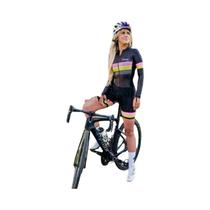 Macacão De Ciclismo Feminino De Secagem Rápida Com Manga Longa XAMA 20D Para MTB E Bicicleta De
