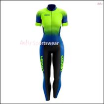 Macacão de Ciclismo Feminino Proteção UV50+ e antibacteriana para uso em qualquer época do ano. Macacão de Ciclismo Feminino Proteção UV50+ e antibacteriana para uso em qualquer época do ano.