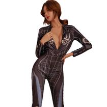 Macacão de cosplay JIHUAPM Superhero Anime Lingerie Macacão de cosplay JIHUAPM Superhero Anime Lingerie