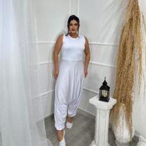 Macacão de Dança Coreografia Plus Size Saruel Moda Evangélica