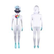 Macacão de Fantasia de Gato Sorridente - Carnaval e Festa Infantil e Adulto