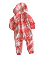 Macacão de fleece com capuz urso rosa - Carters (jumpsuit)