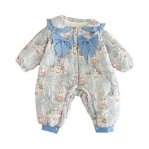 Macacão De Fleece Para Meninas, Roupas De Inverno Para Bebês, Vestuário Fofo Para Crianças, Roupa De