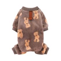 Macacão De Fleece Quente Para Animais De Estimação, Casaco Para Cães E Gatos De Pequeno, Médio E