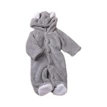 Macacão de Inverno Infantil com Manga Longa - Ursinho de Desenho Animado para Bebês, Meninas e Meninos Macacão de Inverno Infantil com Manga Longa - Ursinho de Desenho Animado para Bebês, Meninas e Meninos