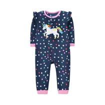 Macacão de Lã Unissex para Bebê - Pijama com Zíper para Primavera/Outono