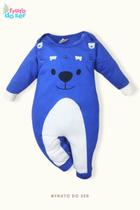 Macacão de Malha de Bebê Estampado Unissex Macacão de Malha de Bebê Estampado Unissex