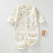 Macacão De Manga Longa Para Bebês Meninas E Meninos, Roupa De Uma Peça Para Primavera, Outono E