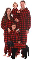 Macacão de microlã xadrez followme Family Pijamas Buffalo