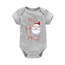 Macacão De Natal Com Estampa Do Papai Noel Para Recém-Nascidos, Roupas De Bebê Para Meninos E Macacão De Natal Com Estampa Do Papai Noel Para Recém-Nascidos, Roupas De Bebê Para Meninos E
