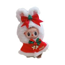 Macacão De Natal Labubu Com Capuz E Acessórios De Roupa Para Bonecos De Elfo E Pinguim