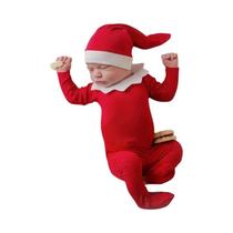 Macacão De Natal Para Bebê Recém-Nascido Acessórios Para Fotografia Estúdio