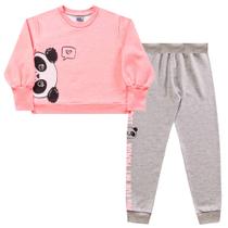 Macacão de pelo rosa bebê coração com capuz Kiko Baby Macacão de pelo rosa bebê coração com capuz Kiko Baby