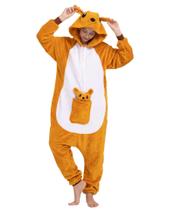 Macacão de Pijama Adulto Canguru Hundredmore Macacão de Pijama Adulto Canguru Hundredmore