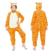 Macacão de pijama Kigurumi Stitch azul, cosplay, flanela de pelúcia Macacão de pijama Kigurumi Stitch azul, cosplay, flanela de pelúcia