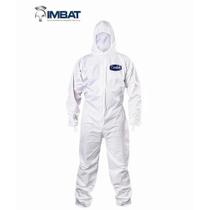 Macacão de Proteção Química Imbat Branco Grande Macacão de Proteção Química Imbat Branco Grande