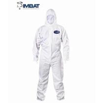 Macacão de Proteção Química Imbat Branco Médio Macacão de Proteção Química Imbat Branco Médio