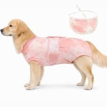 Macacão de recuperação pós-cirúrgica para cães YibooAura XXL, macio Macacão de recuperação pós-cirúrgica para cães YibooAura XXL, macio