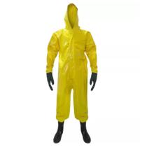 Macacao de Saneamento Vinilseg Amarelo com Botas 43 CA 33296