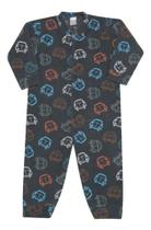 Macacão De Soft Infantil Masculino Pijama Dedeka Passos