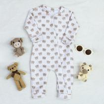 Macacão de Soft Quentinho com Zíper Inteiro Conforto e Praticidade Bebê Urso Macacão de Soft Quentinho com Zíper Inteiro Conforto e Praticidade Bebê Urso
