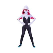 Macacão de Super-heroína Roxo para Meninas - Fantasia Cosplay de Halloween com Capa