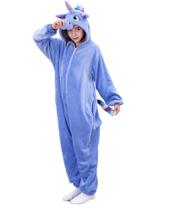 Macacão de unicórnio HQFURS para crianças e fantasia de cosplay de Halloween Macacão de unicórnio HQFURS para crianças e fantasia de cosplay de Halloween