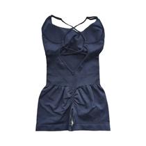 Macacão De Yoga Feminino Slim Fit De Secagem Rápida E Elástico, Design Sexy Sem Costura Com Listras