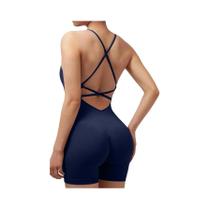 Macacão De Yoga Feminino Slim Fit De Secagem Rápida E Elástico, Design Sexy Sem Costura Com Listras