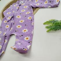 Macacão de Zíper de Bebê Menina Roupinha de Dormir Pijama de Recém Nascido Macacão de Zíper de Bebê Menina Roupinha de Dormir Pijama de Recém Nascido