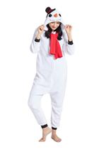 Macacão DELEY, boneco de neve, fantasia de cosplay de Halloween, pijamas para adultos