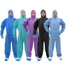 Macacão descartável RAYGARD SMS Hazmat Suit, pacote com 5 unidades, tamanho L Macacão descartável RAYGARD SMS Hazmat Suit, pacote com 5 unidades, tamanho L