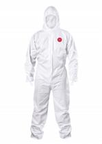 Macacão Descartável Tnt Tipo Tyvek Químico C/ Ca Macacão Descartável Tnt Tipo Tyvek Químico C/ Ca