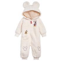 Macacão Disney Mickey Mouse Pluto Newborn White 6-9 meses